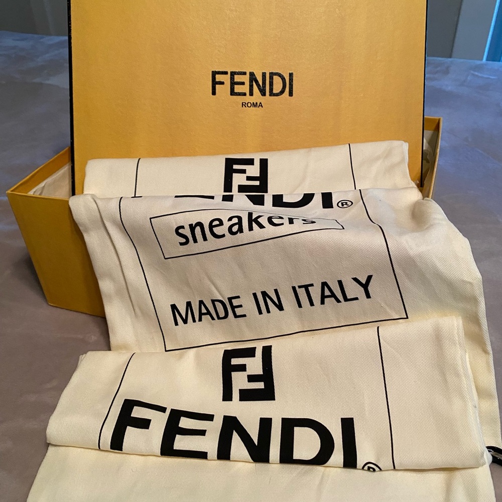 Fendi Shoe Storage Box and Dust Bags